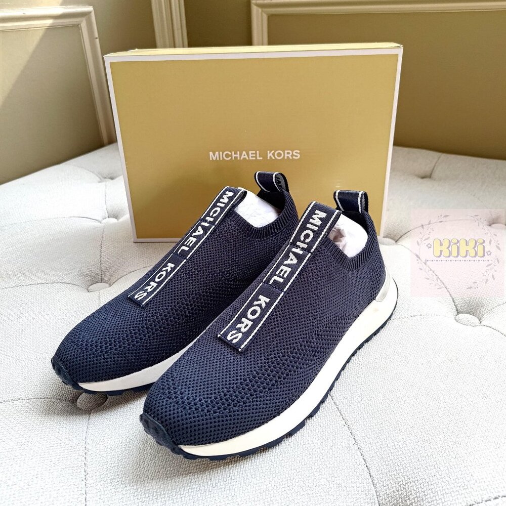 Michael Kors Bodie Knit Slip-On Sneaker navy blue 49S5BDFP1D